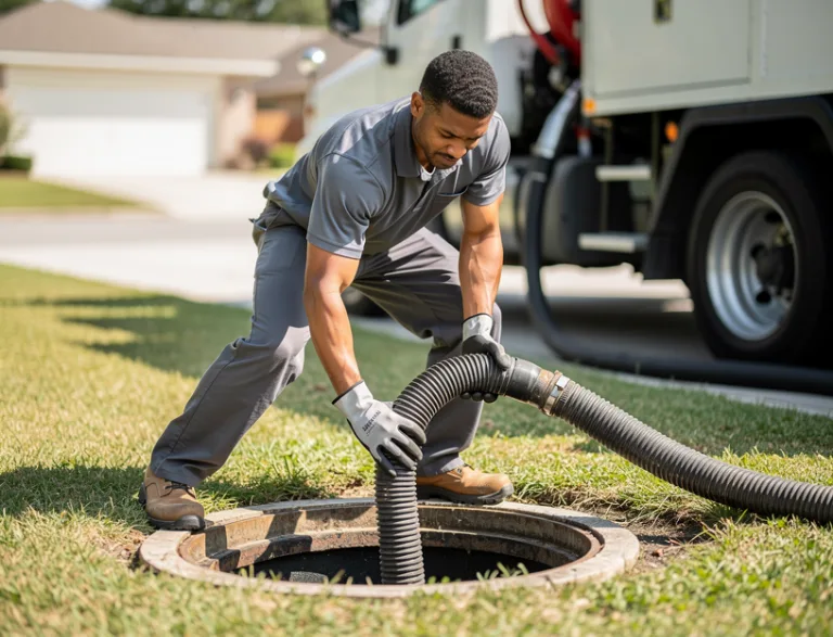 septic tank pumping Darton